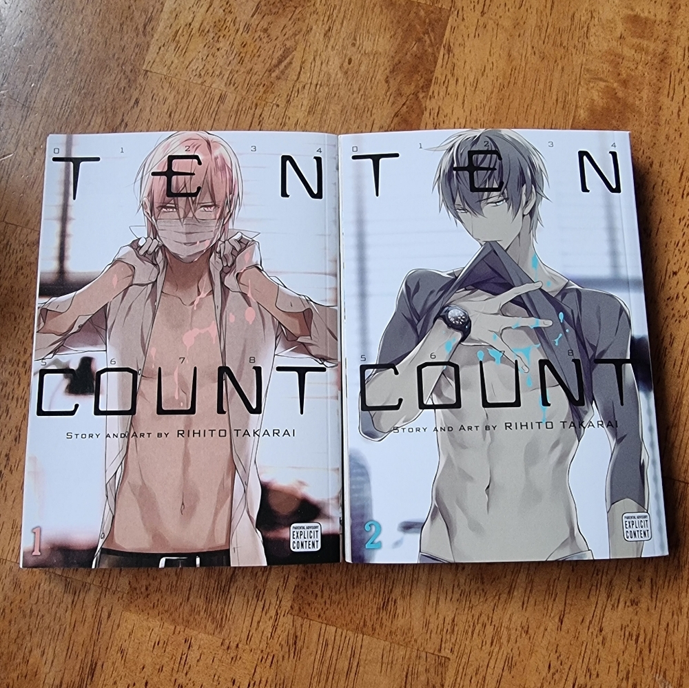 Ten Count Sublime Manga Books Volumes 1 and 2